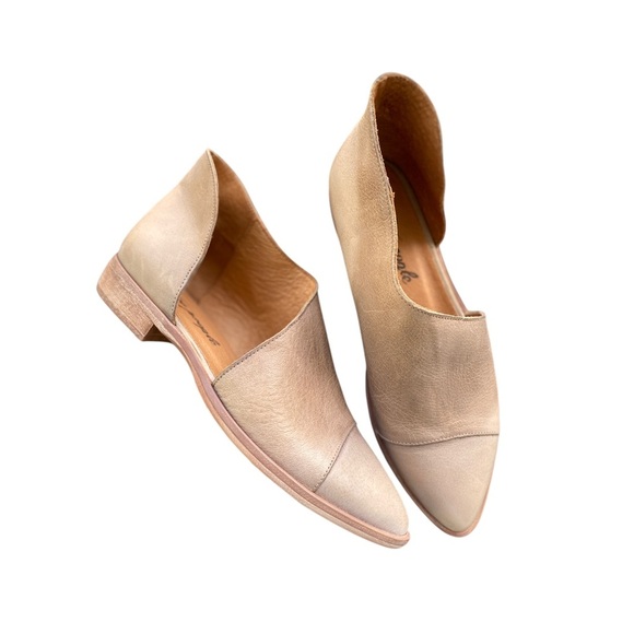 Free People Cream Flats with Modern Loafer Design - Picture 1 of 5